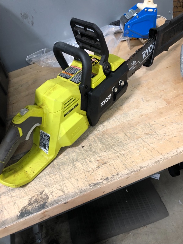 Photo 2 of ***PARTS ONLY*** RYOBI 40V Brushless 14 in. Cordless Battery Chainsaw (Tool Only)