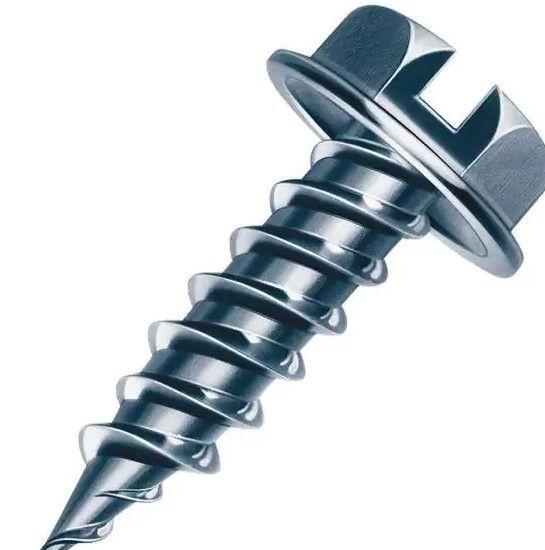 Photo 1 of  3/4 in. Slotted Hex-Head Sheet Metal Screws (1000-Pack)
