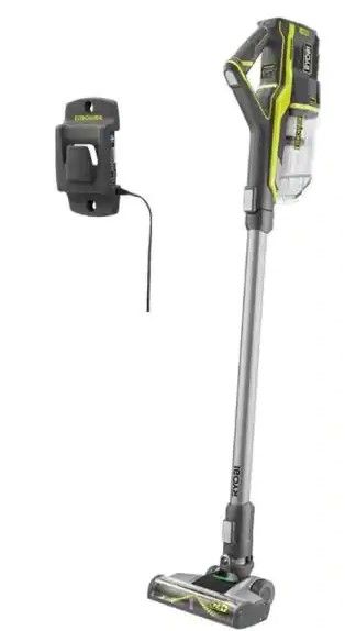 Photo 1 of NOT COMPLETE!!! RYOBI ONE+ 18V Brushless Cordless Stick Vacuum Cleaner (Tool Only) with EVERCHARGE Charging Mount
