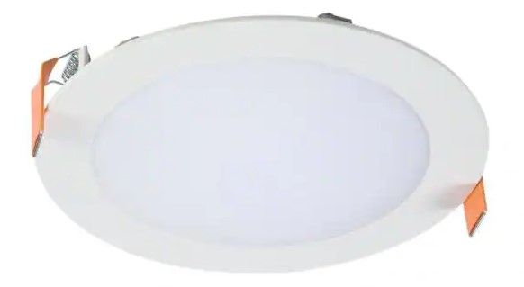 Photo 1 of Halo HLB 6 in. Selectable CCT New Construction or Remodel Canless Recessed Integrated LED Kit
