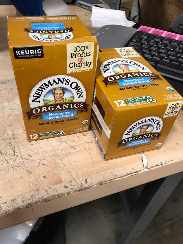 Photo 2 of *EXPIRES Oct 2023, NON REFUNDABLE* 
NEWMANS OWN ORGANICS Organic Special Blend Coffee Pods 12 Count, 4.8 OZ (2 boxes)
