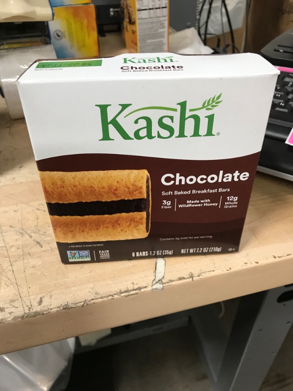 Photo 2 of *EXPIRES Sept 2022, NON REFUNDABLE* 
Kashi Soft Baked Breakfast Bars, Fiber Bars, Kids Snacks, Chocolate, 7.2oz Box (6 Bars)
