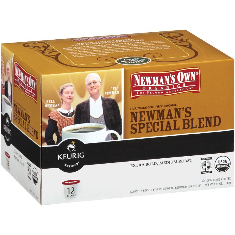 Photo 1 of BB- 9/21/23 SET OF 3 Newman's Own Organic Coffee K-Cup Pods, Special Blend - 12 Ct
