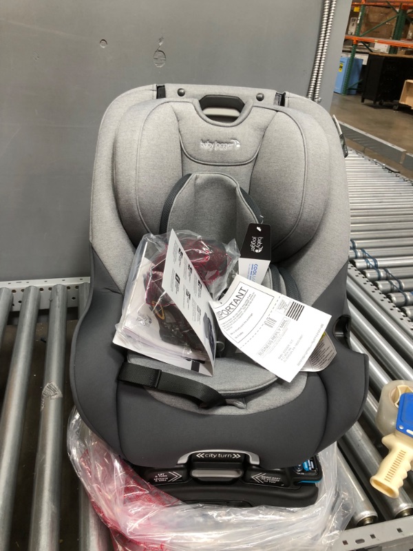 Photo 2 of Baby Jogger City Turn Convertible Car Seat, Phantom Grey
