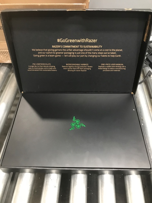 Photo 1 of Razer Blade 15 Gaming Laptop: NVIDIA GeForce RTX 3060 - 11th Gen Intel 8-Core i7 CPU - 15.6” QHD 240Hz - 16GB RAM - 1TB SSD - CNC Aluminum - Chroma RGB - THX Spatial Audio - Thunderbolt 3