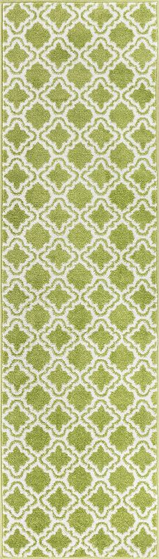 Photo 1 of (similar to stock photo)
60"x20"
Modern Rug Calipso Green Lattice Trellis Accent Area Rug 