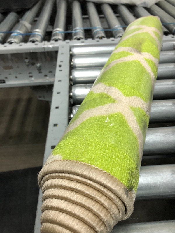 Photo 1 of (similar to stock photo)
60"x20"
Modern Rug Calipso Green Lattice Trellis Accent Area Rug 