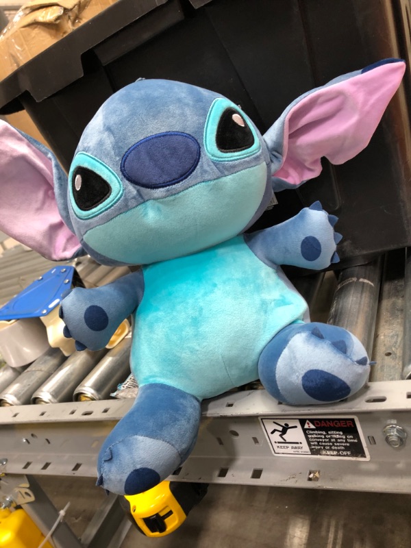 Photo 2 of Disney Classics 14-inch Stitch, Comfort Weighted Plush, by Just Play
