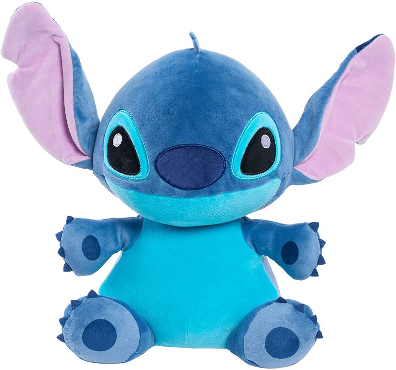 Photo 1 of Disney Classics 14-inch Stitch, Comfort Weighted Plush, by Just Play
