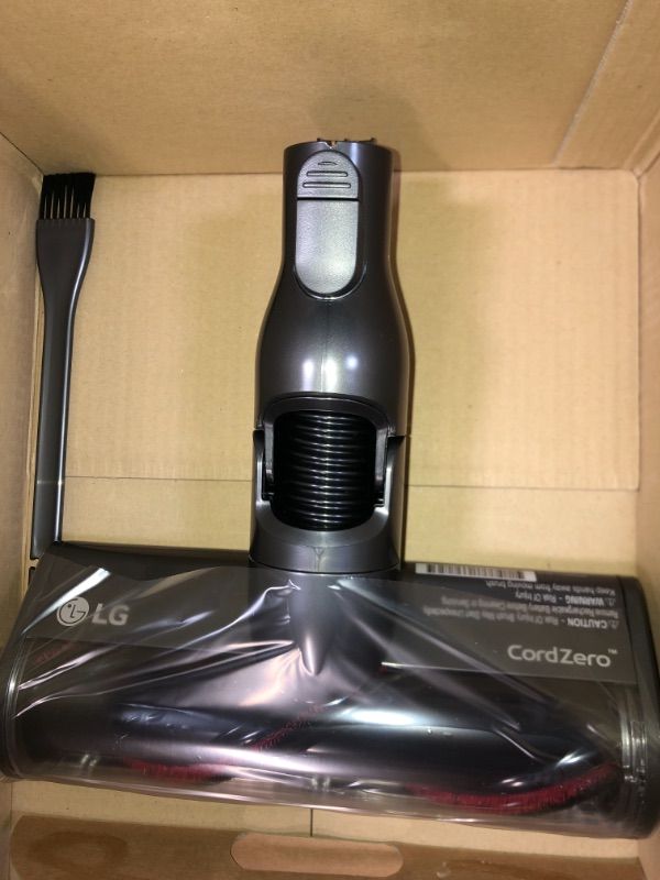 Photo 7 of LG Electronics CordZero A9 ThinQ Kompressor Cordless Stick Vacuum Cleaner in Vintage Wine