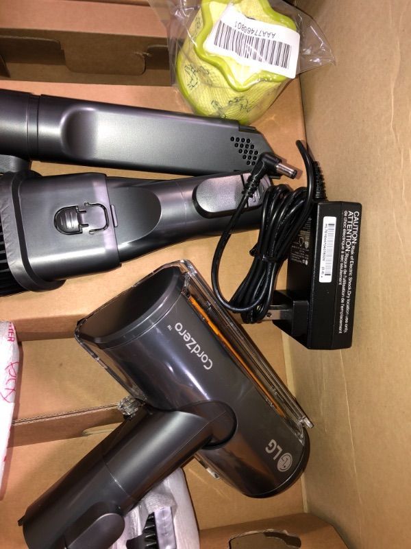 Photo 1 of LG Electronics CordZero A9 ThinQ Kompressor Cordless Stick Vacuum Cleaner in Vintage Wine