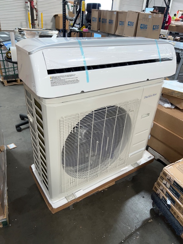 Photo 9 of DuctlessAire 24,000 Btu 20.5 SEER Energy Star Ductless Mini Split Air Conditioner and Heat Pump Variable Speed Inverter 220V, 25ft Installation Kit (24000 Btu 21 SEER)
