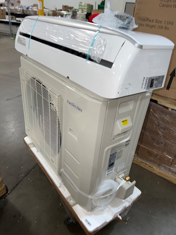 Photo 15 of DuctlessAire 24,000 Btu 20.5 SEER Energy Star Ductless Mini Split Air Conditioner and Heat Pump Variable Speed Inverter 220V, 25ft Installation Kit (24000 Btu 21 SEER)
