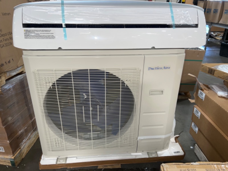 Photo 8 of DuctlessAire 24,000 Btu 20.5 SEER Energy Star Ductless Mini Split Air Conditioner and Heat Pump Variable Speed Inverter 220V, 25ft Installation Kit (24000 Btu 21 SEER)
