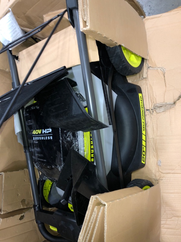 Photo 8 of RYOBI 40V HP Brushless 20 in. Cordless Electric Battery Walk Behind Self-Propelled Mower with 6.0 Ah Battery and Charger