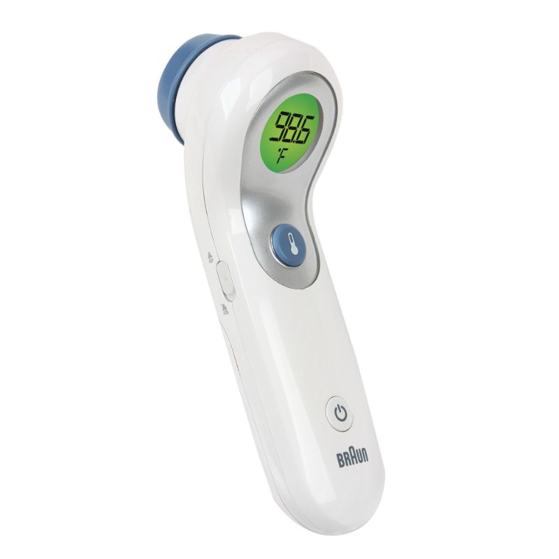 Photo 1 of Braun No Touch Digital Thermometer, NTF3000US, White
