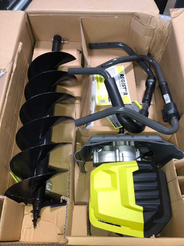 Photo 4 of RYOBI 40V HP Brushless Cordless Earth Auger with 8 in. Bit with 4.0 Ah Battery and Charger