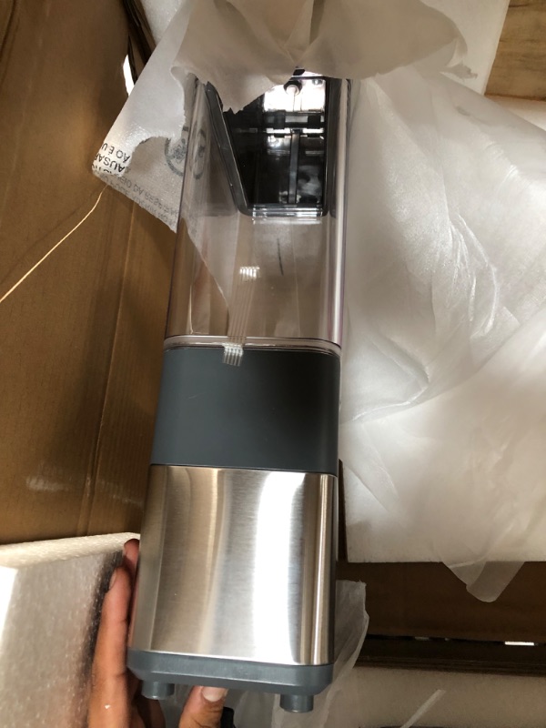 Photo 3 of GE Profile Opal | Countertop Nugget Ice Maker with Side Tank | Portable Ice Machine Makes up to 24 lbs. of Ice Per Day | Stainless Steel Finish
