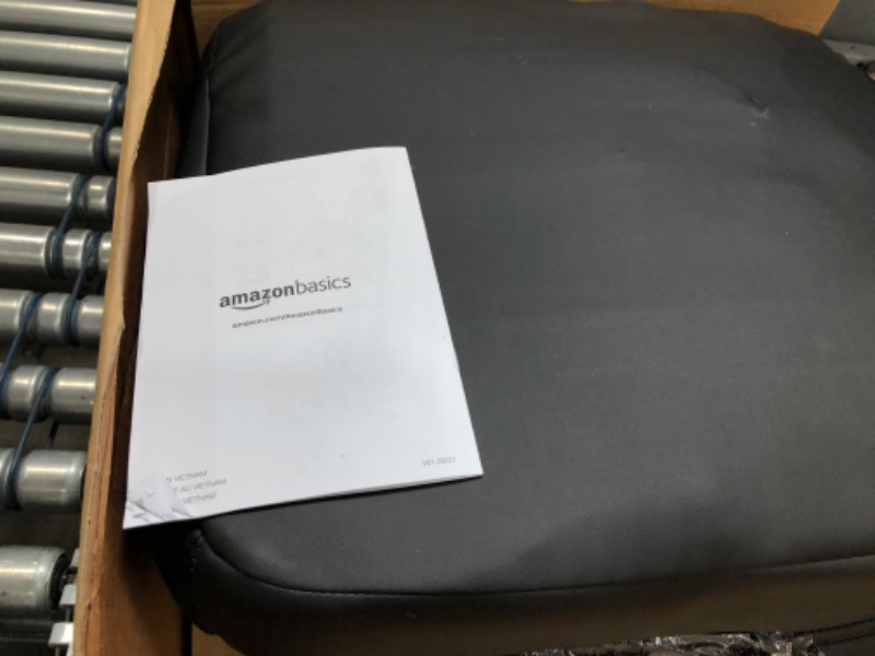 Photo 4 of ***PARTS ONLY*** Amazon Basics Classic Puresoft Padded Mid-Back Office Computer Desk Chair with Armrest - Black
