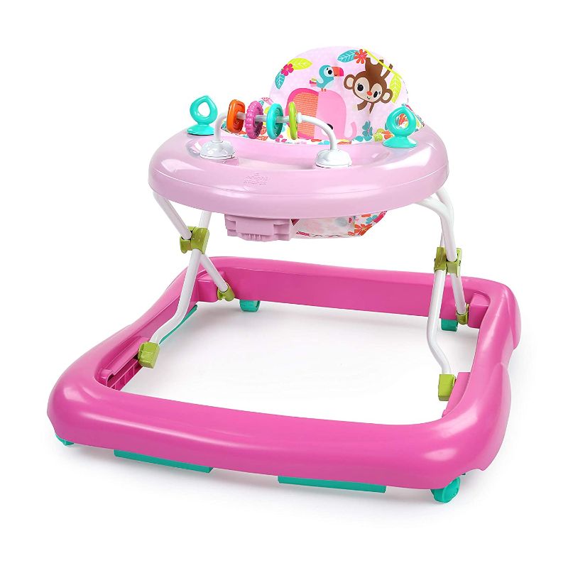 Photo 1 of Bright Starts Floral Friends Walker with Easy Fold Frame for Storage, Ages 6 Months Plus
