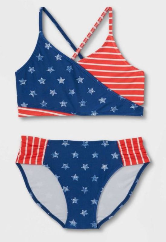 Photo 1 of Girls' 2pc Bikini Set - art class™-LARGE 

