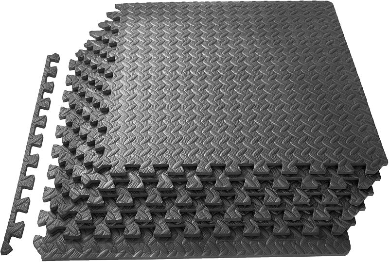 Photo 1 of  Puzzle Exercise Mat ½”, EVA Foam Interlocking Tiles Protective Flooring for Gym Equipment and Cushion for Workouts 36PC