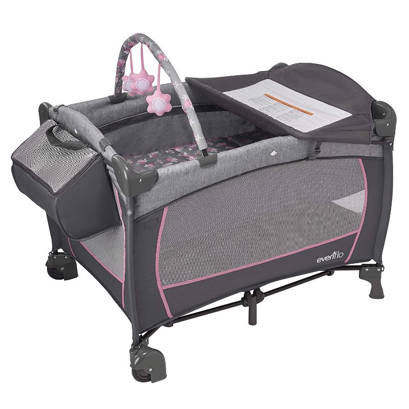 Photo 1 of Evenflo Portable BabySuite DLX Playard, Poppy