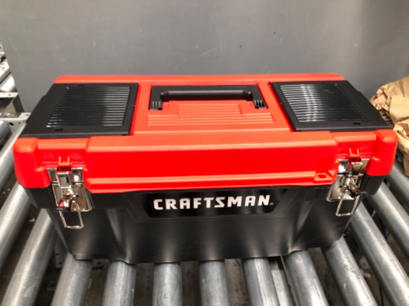 Photo 4 of 20IN PLASTIC TOOLBOX CRAFTSMAN
