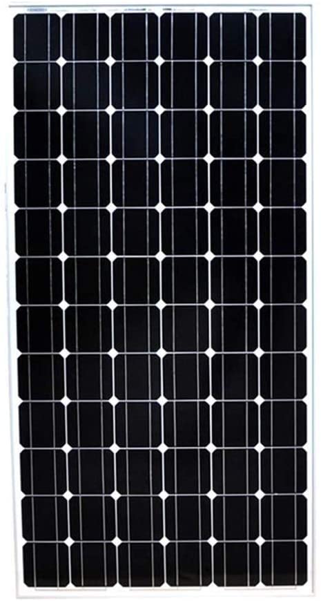 Photo 1 of (DENTED SIDE) Solar Panel 200W 24V Monocrystalline Solar Panel 200 Watt Solar Module Grade A Solar Cell, Black