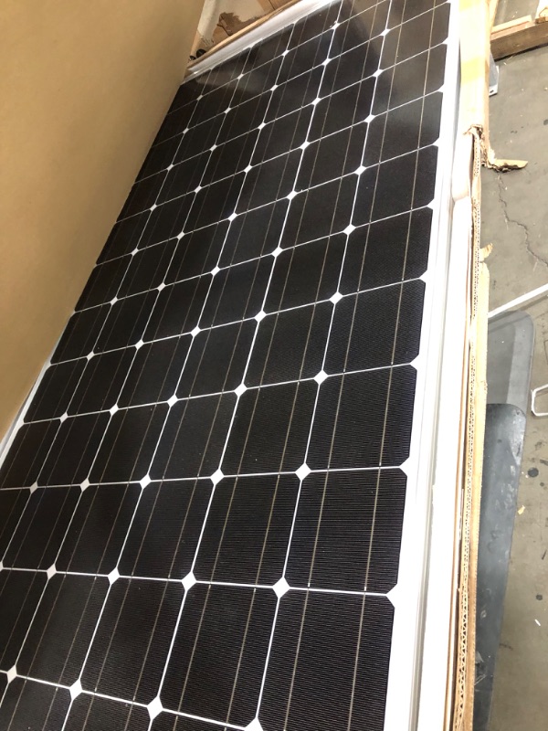 Photo 3 of (DENTED SIDE) Solar Panel 200W 24V Monocrystalline Solar Panel 200 Watt Solar Module Grade A Solar Cell, Black