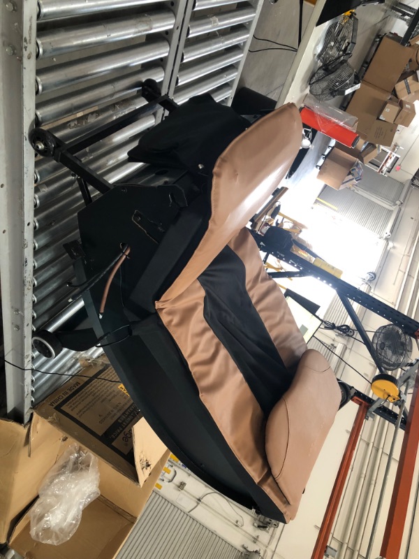 Photo 4 of (MISSING SIDES/FOOT MASSAGER/REMOTE; DOES NOT RETRACT W/OUT REMOTE; TORN MATERIAL) BestMassage Shiatsu Massage Chairs Full Body and Recliner Zero Gravity Massage Chair Electric with Built-in Heart Foot Roller Air Massage Easy to Move for Home Office,Black