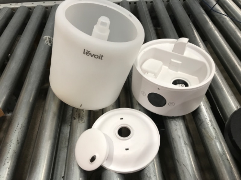 Photo 2 of ***PARTS ONLY**
LEVOIT Ultrasonic Cool Mist Humidifiers, Adjustable 360° Rotation Nozzle, Auto Safety Shut Off, Lasts Up to 25 Hours, Filter Free, Optional LED Display Light, Ideal for Bedroom, 3L, White