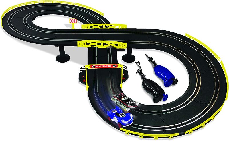 Photo 1 of NKOK Sonic & Shadow RC Slot Car Set Race Set Vehicle