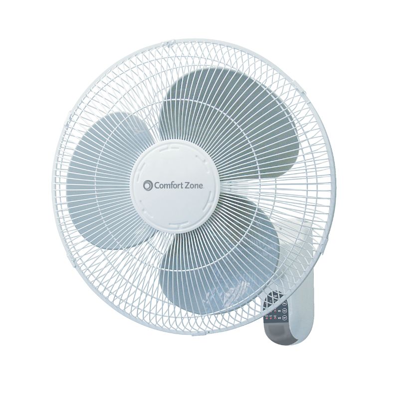 Photo 2 of 16" Wall Mount Fan, White, Remote Control
