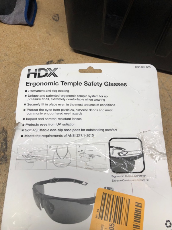 Photo 4 of HDX
Firm Fit Safety Glasses Set of 4