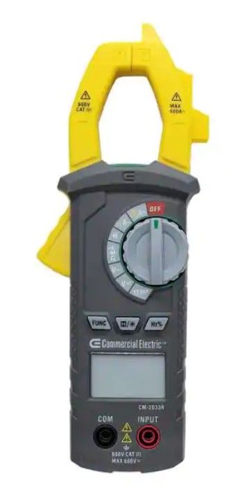 Photo 1 of Commercial Electric 600A AC Digital Clamp Meter