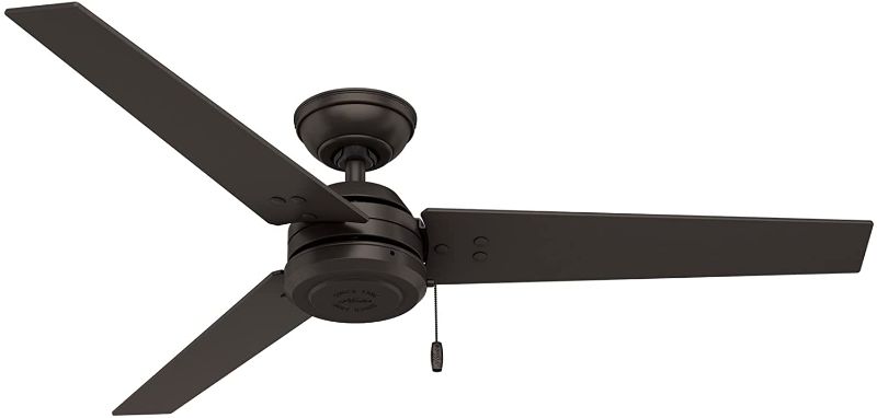 Photo 1 of ***PARTS ONLY***
Hunter Cassius Indoor / Outdoor Ceiling Fan with Pull Chain Control, 52", Premier Bronze