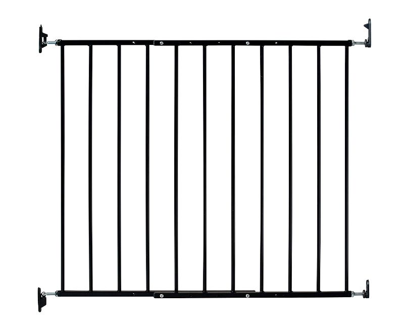 Photo 1 of  Top of Stairs Quick Release Baby Gate (Black)