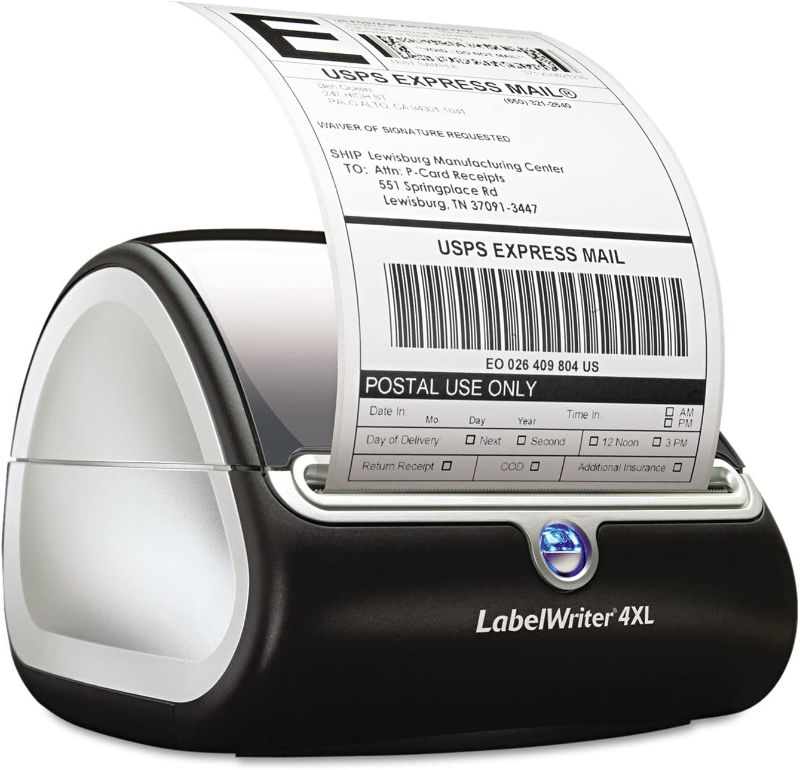 Photo 1 of DYMO LabelWriter 4XL 4 4/25-inch Labels 53 Labels/Minute 7 3/10w x 7 4/5d x 5 1/2h