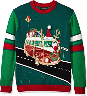 Photo 1 of Blizzard Bay Men's Ugly Christmas Sweater Santa, S