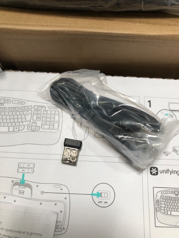 Photo 1 of Logitech MK570 Wireless Wave Keyboard and Mouse Combo
