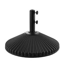 Photo 1 of 
Mondawe
100 lbs. Heavy-Duty Plastic Market Patio Umbrella Base Round Outdoor Stand Base in Black