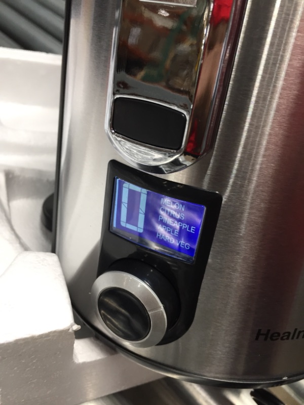Photo 1 of 1000W 5-SPEED LCD Screen Centrifugal Juicer Machines Vegetable and Fruit, Healnitor Juice Extractor with Big Adjustable 3" Big Mouth, Easy Clean, BPA-Free, High Juice Yield, Silver
