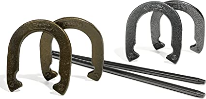 Photo 1 of INCOMPLETE ITEM
Franklin Sports Horseshoes - American, Starter, Family & Professional Sets
