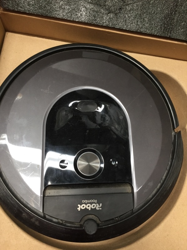 Photo 3 of **DAMAGED***
iRobot Roomba i7+ (7550) Robot Vacuum with Automatic Dirt Disposal-Empties Itself, Wi-Fi Connected, Smart Mapping, Compatible with Alexa, Ideal for Pet Hair, Carpets, Hard Floors, Black (Renewed)
