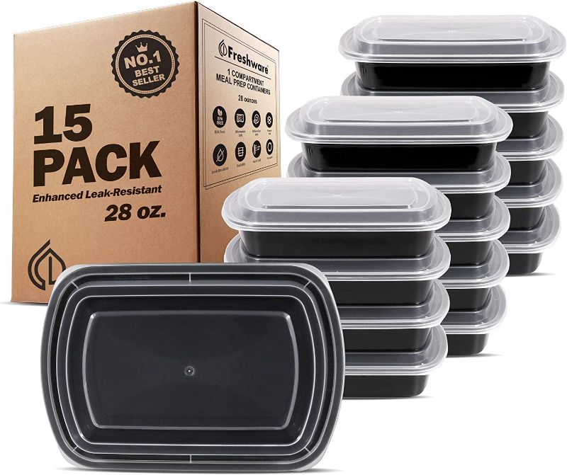 Photo 3 of ***Bundle of food container and napkins*** 
*Charmin Ultra Gentle Toilet Paper, 6 Mega Rolls = 24 Regular Rolls,  
*Freshware Meal Prep Containers [15 Pack] 1 Compartment Food Storage Containers with Lids, Bento Box, BPA Free, Stackable, Microwave/Dishwas