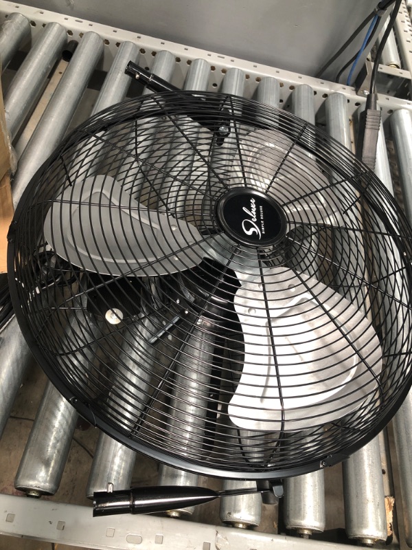 Photo 2 of ***PARTS ONLY*** Simple Deluxe, Commercial, Residential, and Greenhouse Use 18 Inch 3-Speed High Velocity Heavy Duty Metal Industrial Floor Fans, Black
