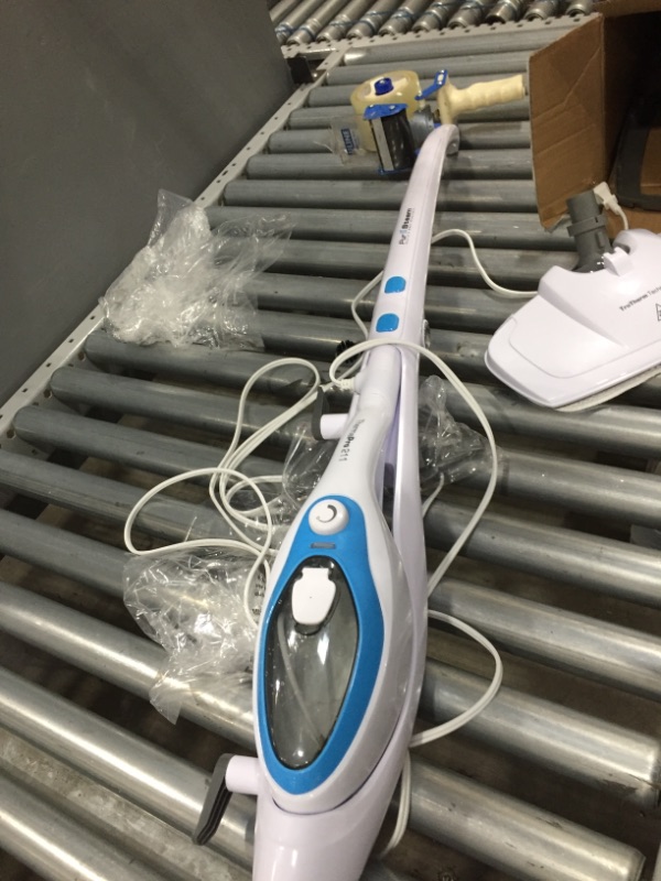 Photo 5 of PurSteam Steam Mop Cleaner 10-in-1 with Convenient Detachable Handheld Unit, Laminate/Hardwood/Tiles/Carpet Kitchen - Garment - Clothes - Pet Friendly Steamer Whole House Multipurpose Use
**USED**