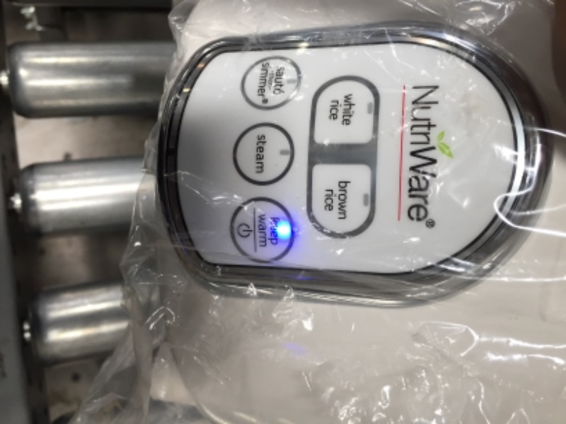 Photo 1 of Aroma Housewares Nutriware 14 Cup Stainless Steel Rice Cooker
**USED**