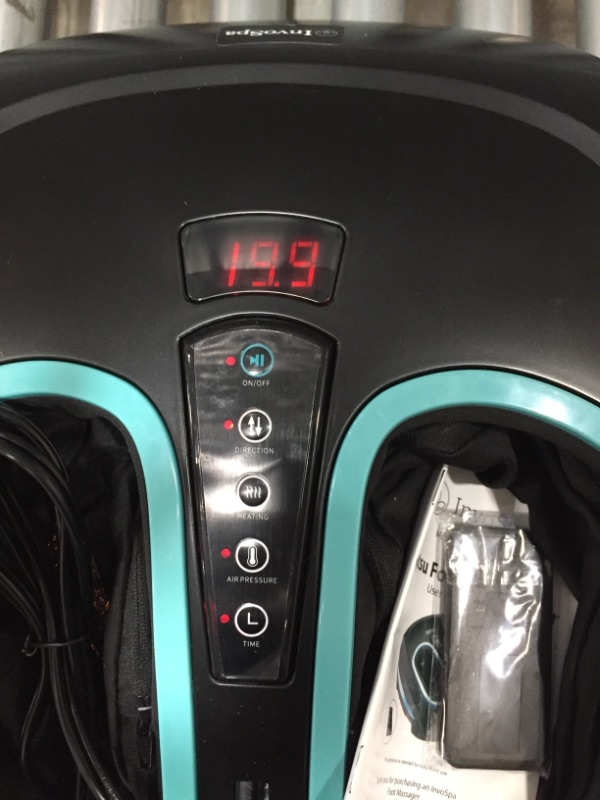 Photo 1 of Shiatsu Foot Massager Machine with Heat - Electric Deep Kneading Heated Foot Massage Air Compression - Circulation, Legs, Plantar Fasciitis, Neuropathy Pain Therapy Spa Feet Massager Stocking Stuffers
